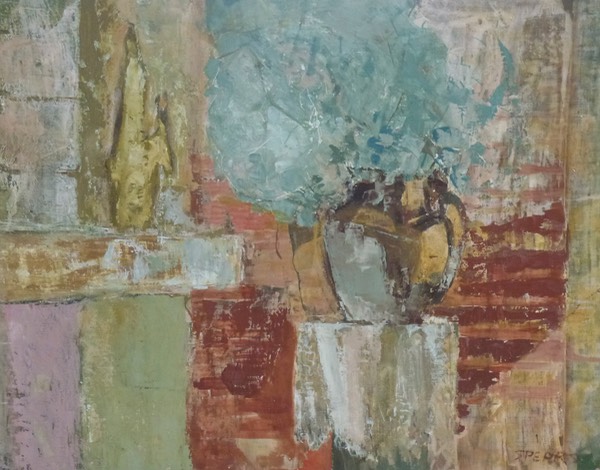 333 Still life with candle and vase 56x71  Phyl & Ernie Durra  SA