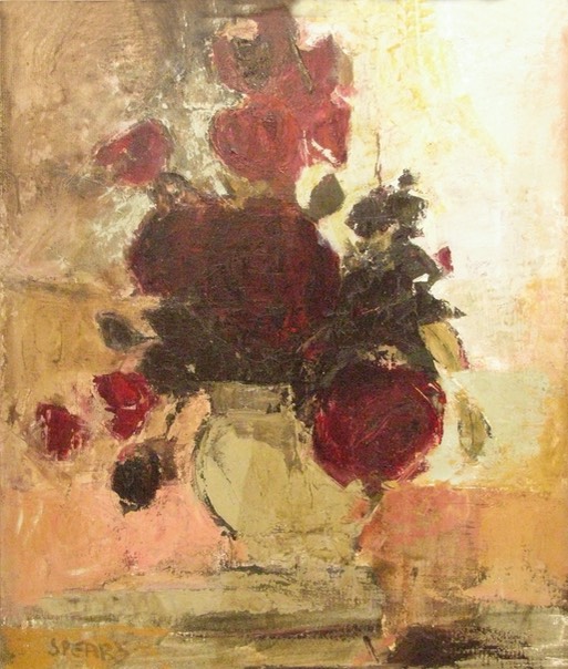 356 Still Life Roses 53.5x44.5 William Humphreys  SA 498