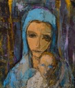 97 Madonna and child 39x34 Libertas