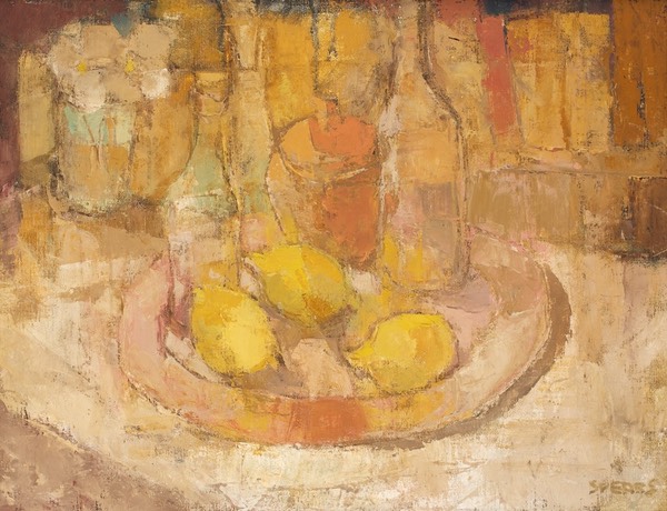 207 Still life with lemons  44x58 Hennie Nieman  SA BFC0162