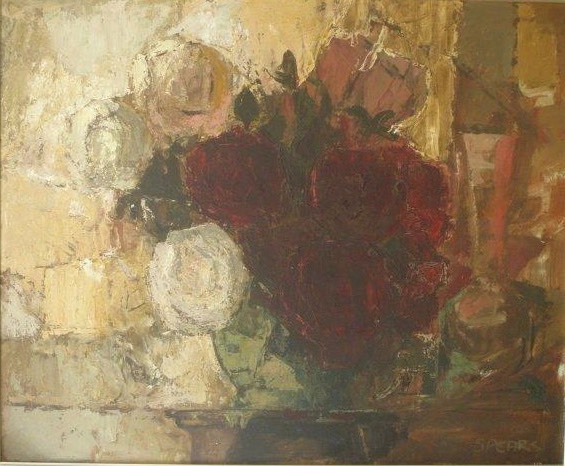 258 Still life with roses 69x54 SA Swanepoel