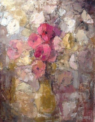 257 Still life with flowers 54x66 SA Marsillio